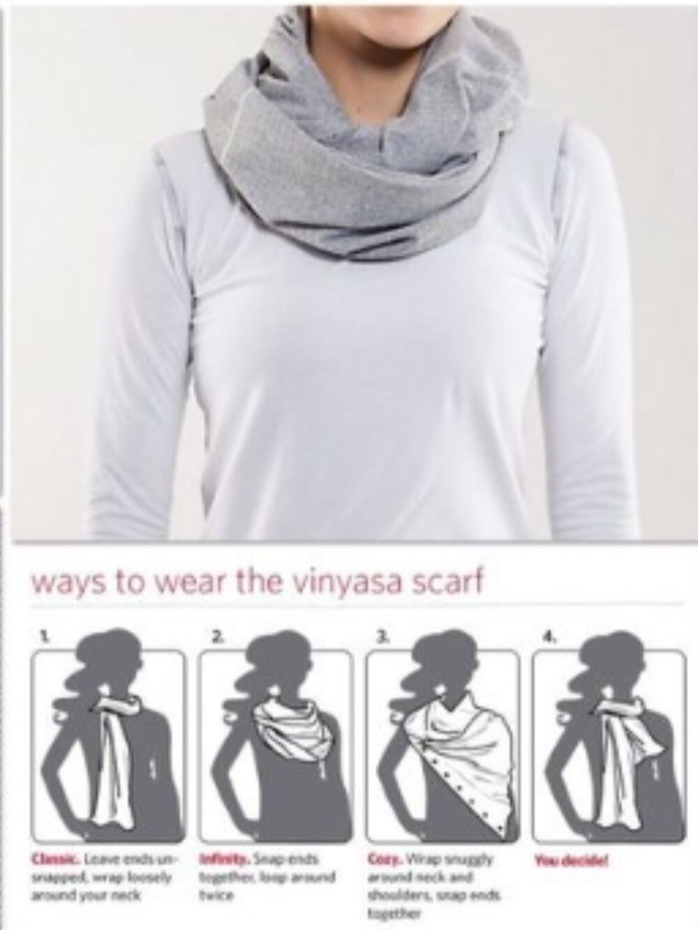 Lululemon Vinyasa Scarf-Multi Wrap
